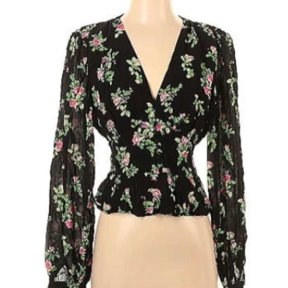 AFRM Long  Sleeve Blouse new with tag